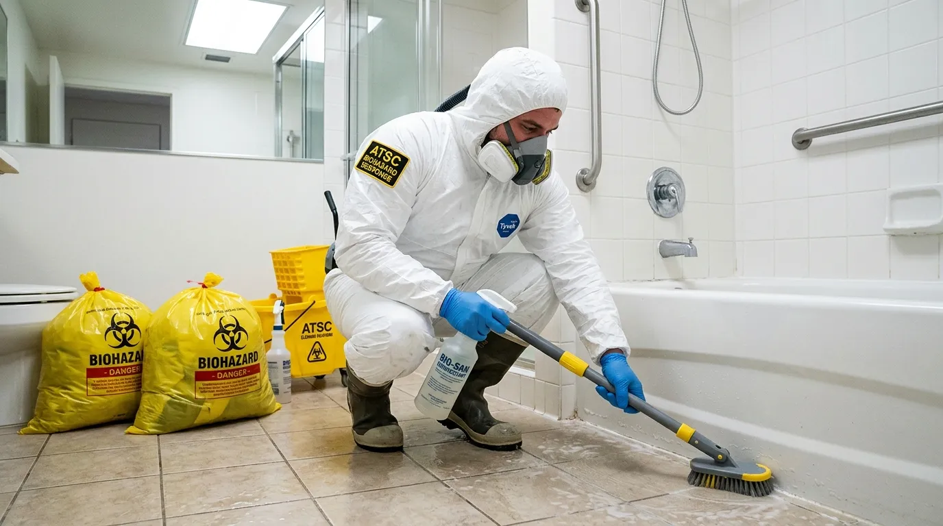 Decontamination equipment deployed for Blood Cleanup in Shoreview